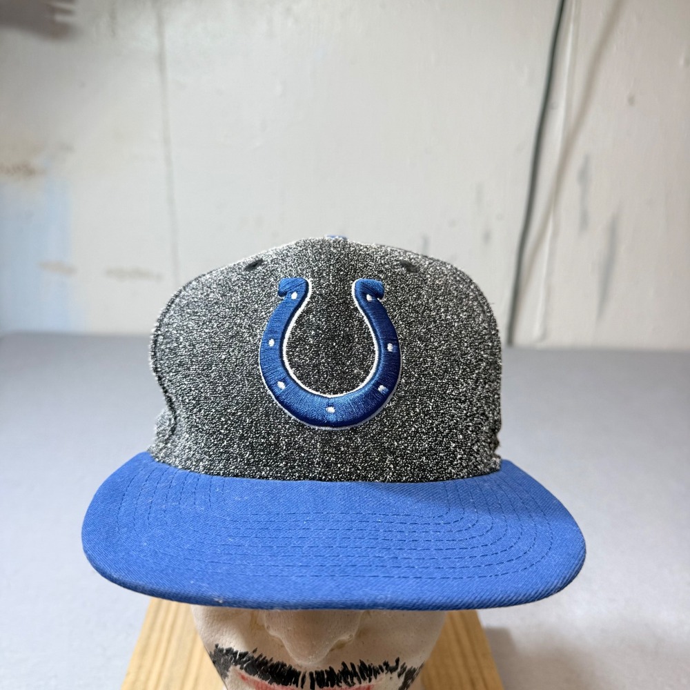 New Era Indianapolis Colts NFL 9FIFTY Snapback Hat‎ Sparkle Glitter Grey Blue